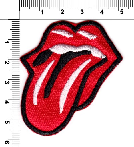 Vyšívacia termopriľnavá náplasť ROLLING STONES