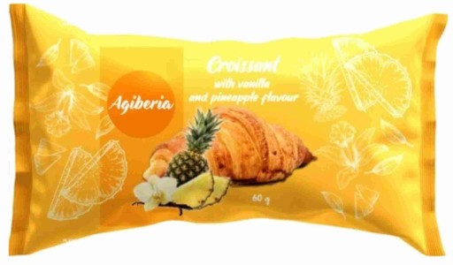 AGIBERIA Croissant Vanilka Ananás 60g