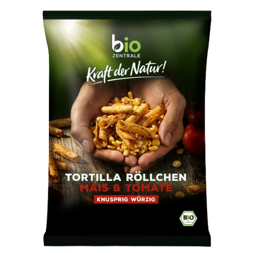 Bio paradajkové tortilla chipsy bez lepku 125g