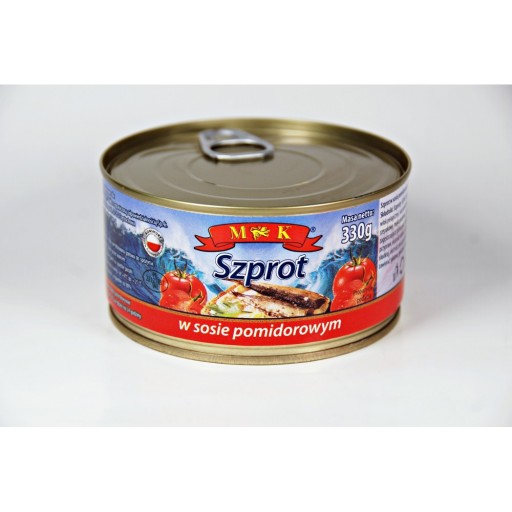 Šprota v paradajkovej omáčke Konshurt 0,33 kg