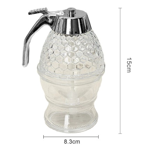 Dávkovač, džbán na med a sirup 200ml