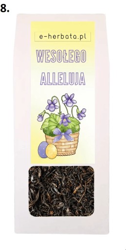 Chutný čaj ako darček v krabičke - čerešne v rume 50g
