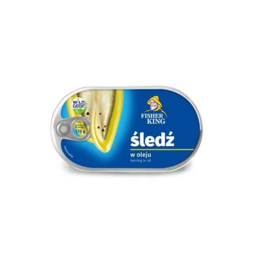 Sleď v oleji 170G Rybárčenie