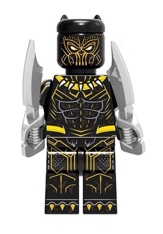 Figúrka z tehál Erik Killmonger Golden Jaguar