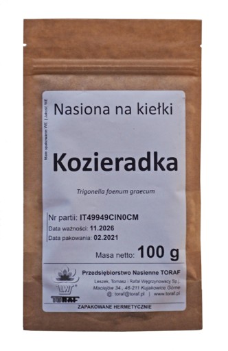 Semená senovky gréckej na klíčky 100g TORAF