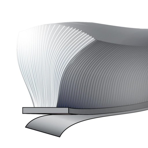 BUMPER BRUSH tesnenie Samolepiace 7x12mm