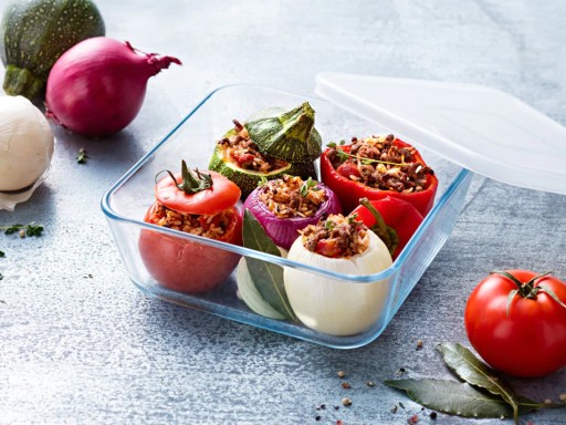 Tepelne odolný box s krytom 0,8 L PYREX