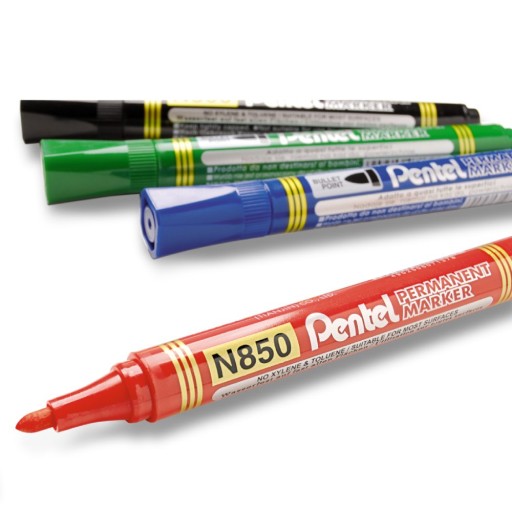 Pentel N850 čierny permanentný popisovač 1 ks.