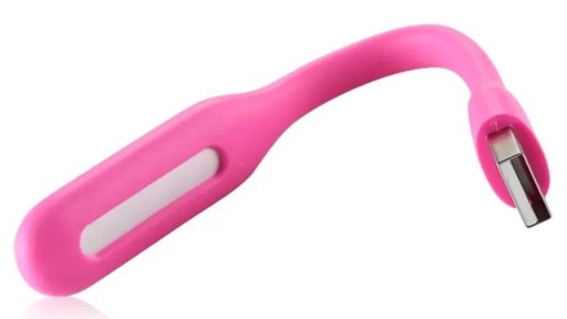 SILIKÓNOVÁ USB LED LAMPA FLEXIBILNÉ BIELE SVETLO RÔZNE FARBY ÚSPORNÉ