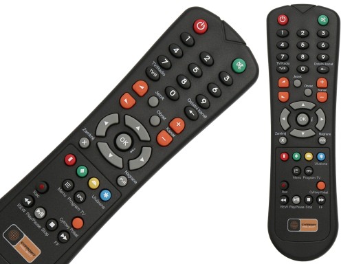 DIAĽKOVÉ OVLÁDANIE PRE POLSAT HD2000 HD3000 DEKODÉR ORIGINÁL ČIERNA NOVÁ PL