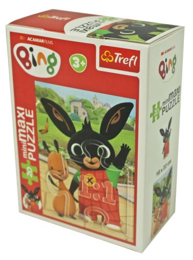 1 ks PUZZLE MINI MAXI 20 EL RABBIT BUNNY BING