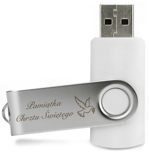 USB flash disk Pendrive 32 GB s gravírovaním pre svätý krst