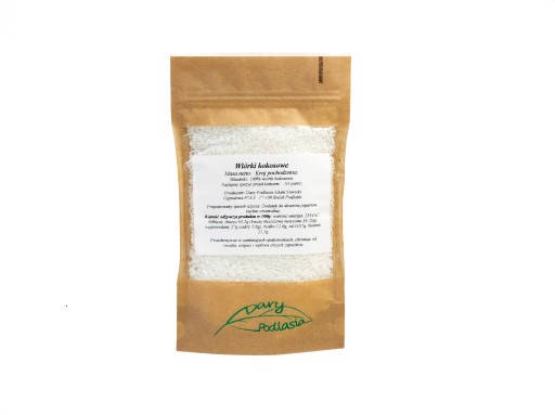 Nesírené kokosové vločky - 500g - Dary Podlasie