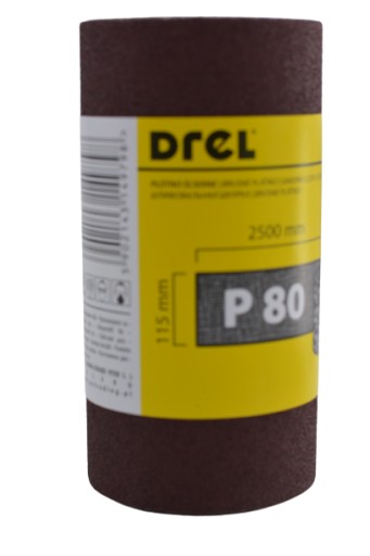 BRÚSNE HANDRY BRÚSNY PAPIER ROLKA 2,5m 115mm p80
