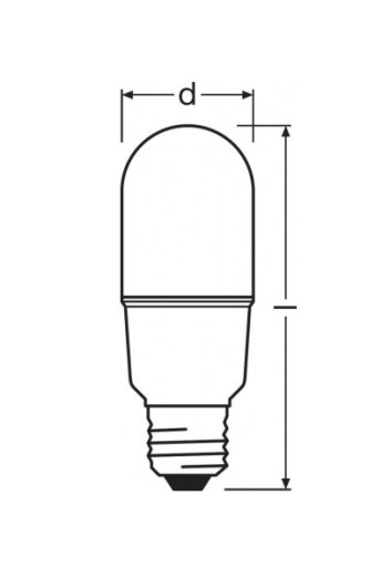 OSRAM LED STAR STICK žiarovka, trubica 8W 4000K E27