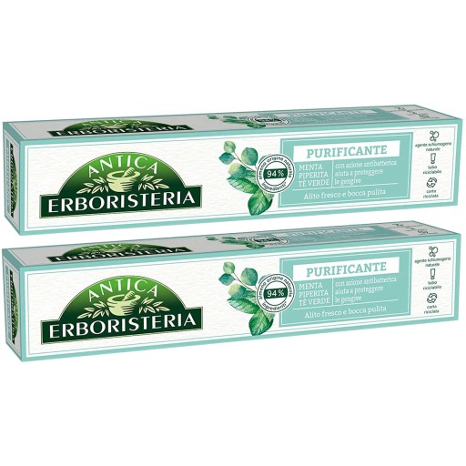 ANTICA ERBORISTERIA ZUBNÁ PASTA S MÄTOU 2X 75ML