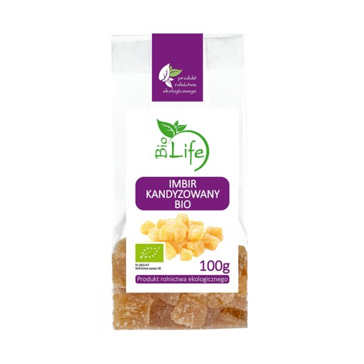 Biolife Bio kandizovaný zázvor 100 g