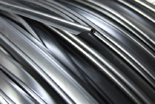 Biza Koženka Kedra PVC páska Čierna paspulka 6mm Hlavička 2mm