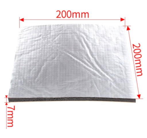 Tepelná izolácia stolovej podložky pod tlačiareň 200x200x7mm