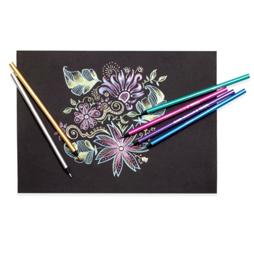 Colorino metalické ceruzkové pastelky 10 farieb