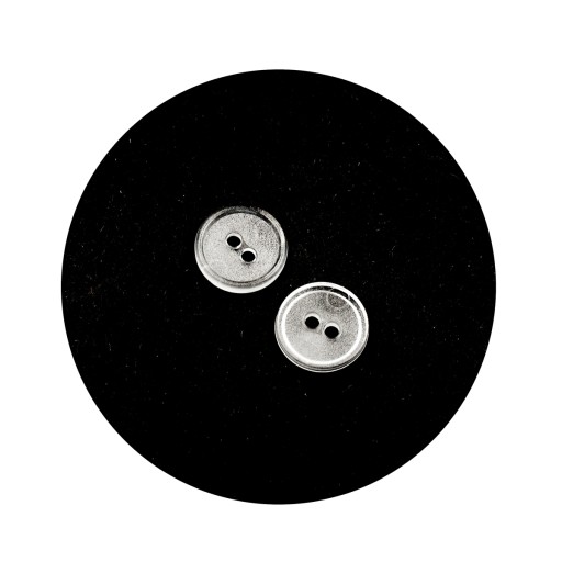 Gombíky 15mm, bezfarebné, 500ks, 24 ráfikov