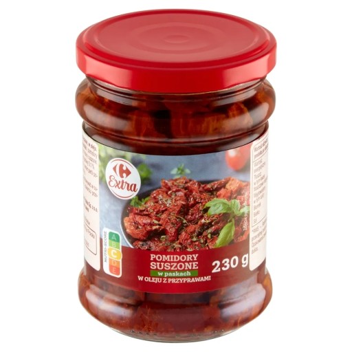 Carrefour Extra sušené paradajky v pásikoch 230 g