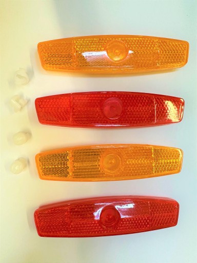 4x REFLEXNÉ REFLEXY PRE RÝCHLU INŠTALÁCIU KOLESOVÝCH Lúčov