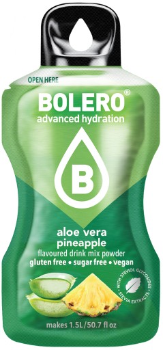 Bolero Drink so stéviou BEZ CUKRU Bezlepkový 9g prášok ALOE + ANANÁS