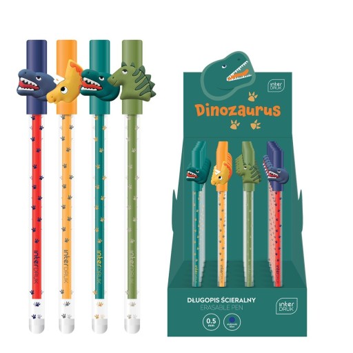 SMAZATELNÉ PERO DINOSAURS INTERDRUK