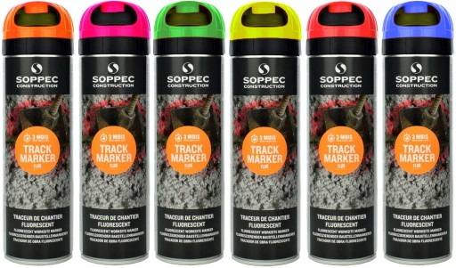 PAINT SPRAY Soppec Geodetic Marker Aerosol Orange Fluo