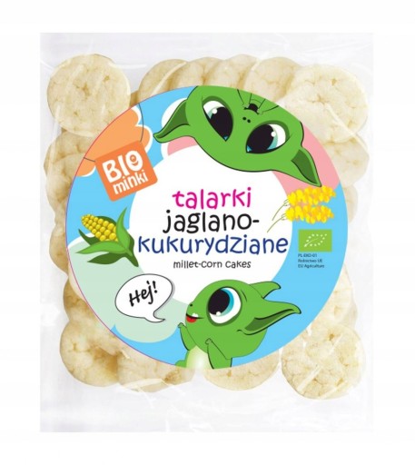 BIOMINKI proso a kukuričné plátky BIO 55g