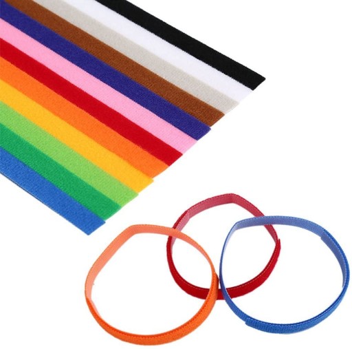 ZNAČKY pre šteniatka, obojky na pelech, VELCRO, 12 ks.