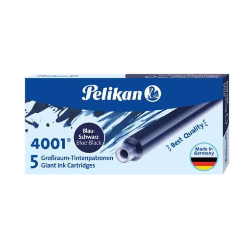 PELIKAN dlhé atramentové náplne, námornícka modrá GTP/5 ks.