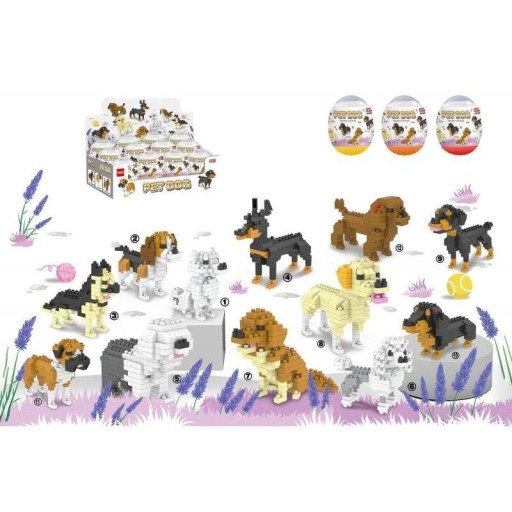 PSI DOGS MINI BLOKY RÔZNE VZORKY