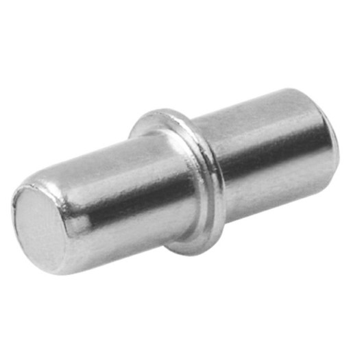 Nosič nábytku na policu Oceľ 5x16mm Nikel 8 ks
