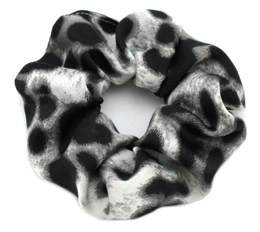 FROTKA gumička do vlasov WRAPPER LEOPHER SILK BLACK