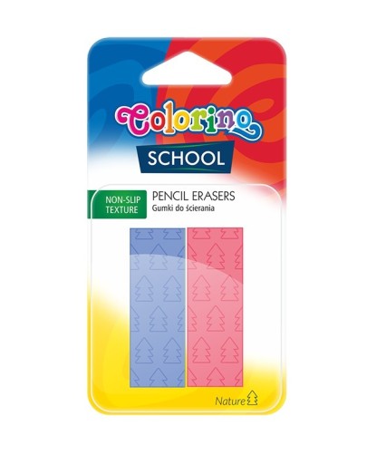 Guma Colorino, 2 ks, ružová a fialová