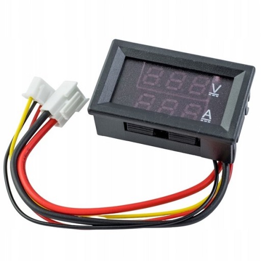 VOLTMETER AMPERMETER PANELOVÝ MODUL 2v1 AMPÉR NAPÄŤETROV 100V 10A