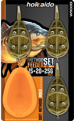 METÓDA FEEDER SET KOŠÍKY 15g 20g 25g + FORMA