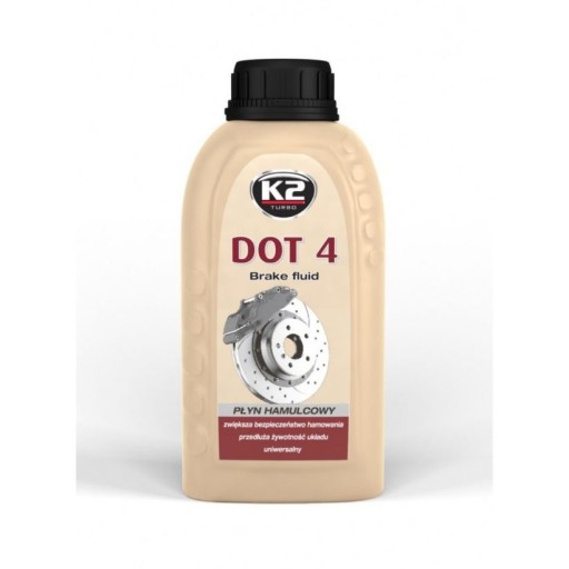 Brzdová kvapalina K2 DOT-4 250ml