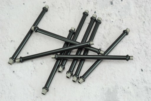 čierna vsuvka M10x1 DIY loft retro lampy 18cm