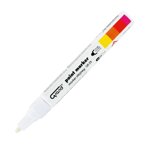 GR 25 ZNAČKOVACIE PERO OLEJOVÉ 1,8mm VELKÉ BIELY
