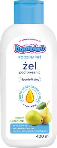 BAMBINO FAMILY Hruškový sprchový gél 400 ml