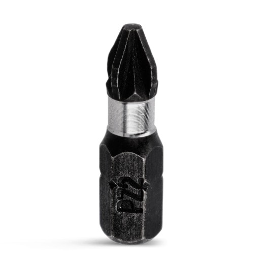 Nárazový bit PZ2 Nárazový bit 25mm | Nárazový bit pre skrutkovač 2 ks.