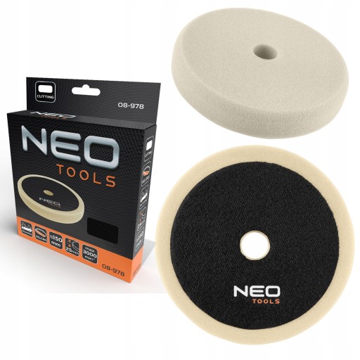 NEO TOOLS LEŠTIACA PODLOŽKA 150 X 150 MM X 25 MM BRÚSNA HUBKA 08-978