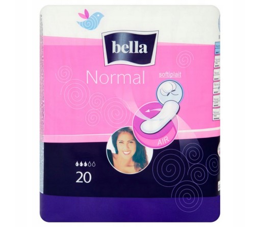 Hygienické vložky Bella Normal bez krídel, 20 ks