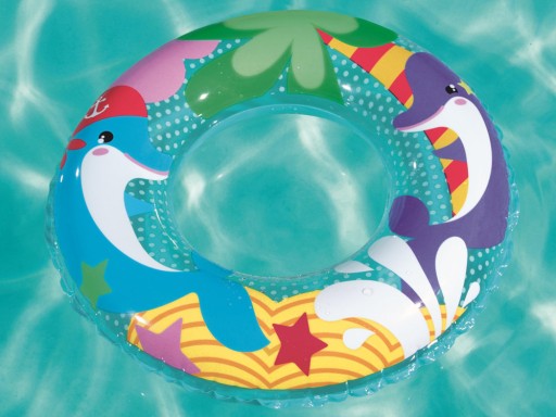 Bestway Nafukovací kruh na plávanie DELFIN 51cm
