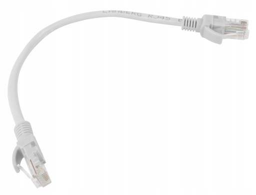 LANBERG RJ45 PATCH KÁBEL CAT.6 UTP 0,25M S