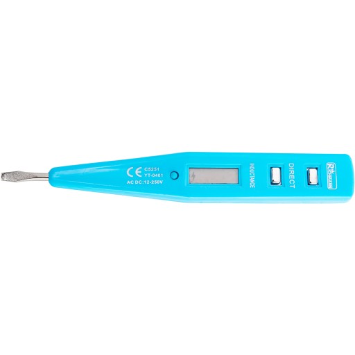 TESTER NAPÄTIA ELEKTRONICKÝ TESTER 12-250V LCD
