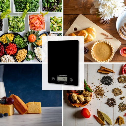ELEKTRONICKÁ KUCHYŇSKÁ VÁHA DIGITÁLNA PRESNÁ 5 kg 1 g NICE LCD TOUCH